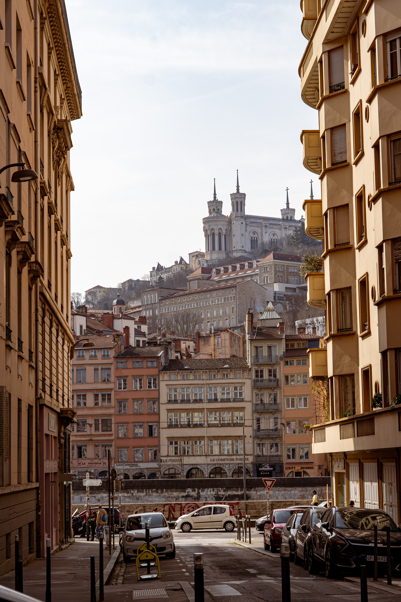 Vue urbaine à Lyon
